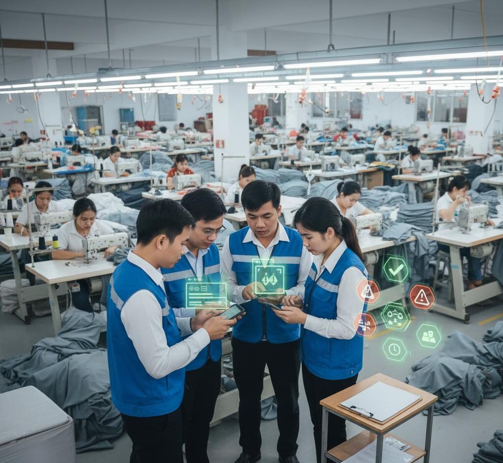 ERP giúp quản lý sản xuất doanh nghiệp dệt may theo từng chuyền may