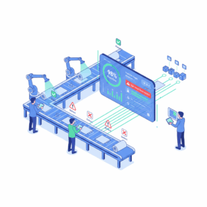 Minh hoạ hệ thống quản trị chất lượng doanh nghiệp dệt may với kiểm soát lỗi và truy xuất dữ liệu theo thời gian thực