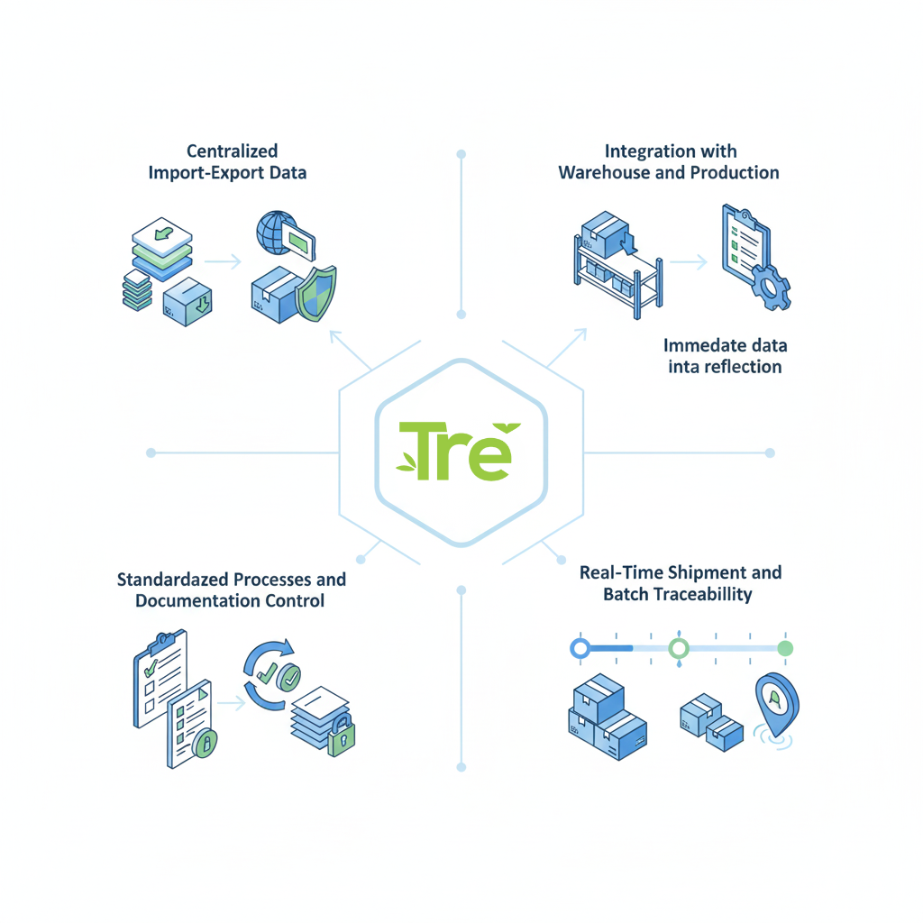 Quản lý xuất nhập khẩu hiện đại trong doanh nghiệp dệt may với dữ liệu liên thông và truy vết lô hàng