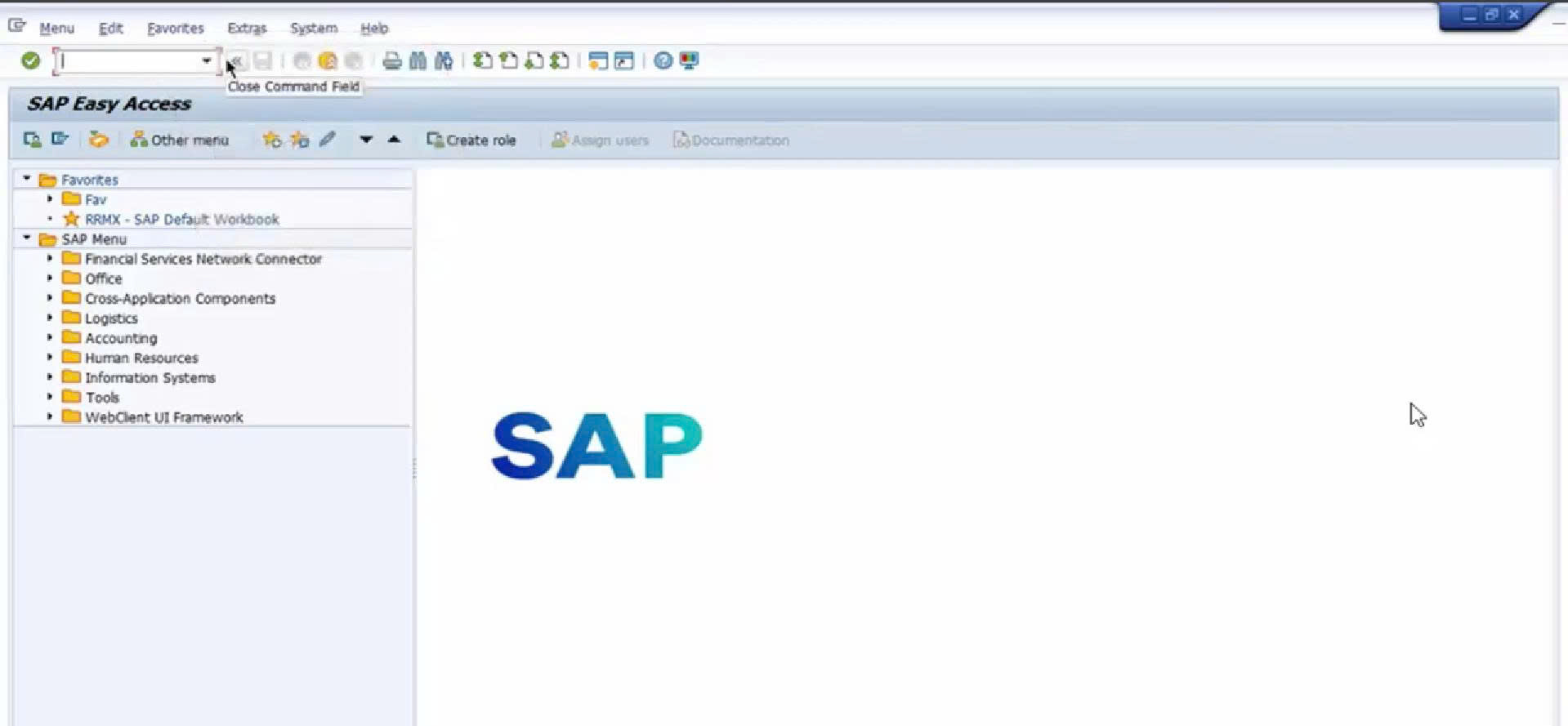 Giao diện phần mềm quản lý sản xuất SAP