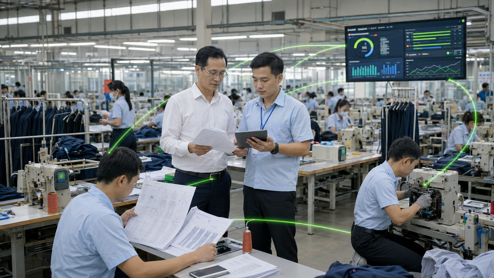 Phần mềm quản lý nhà máy may