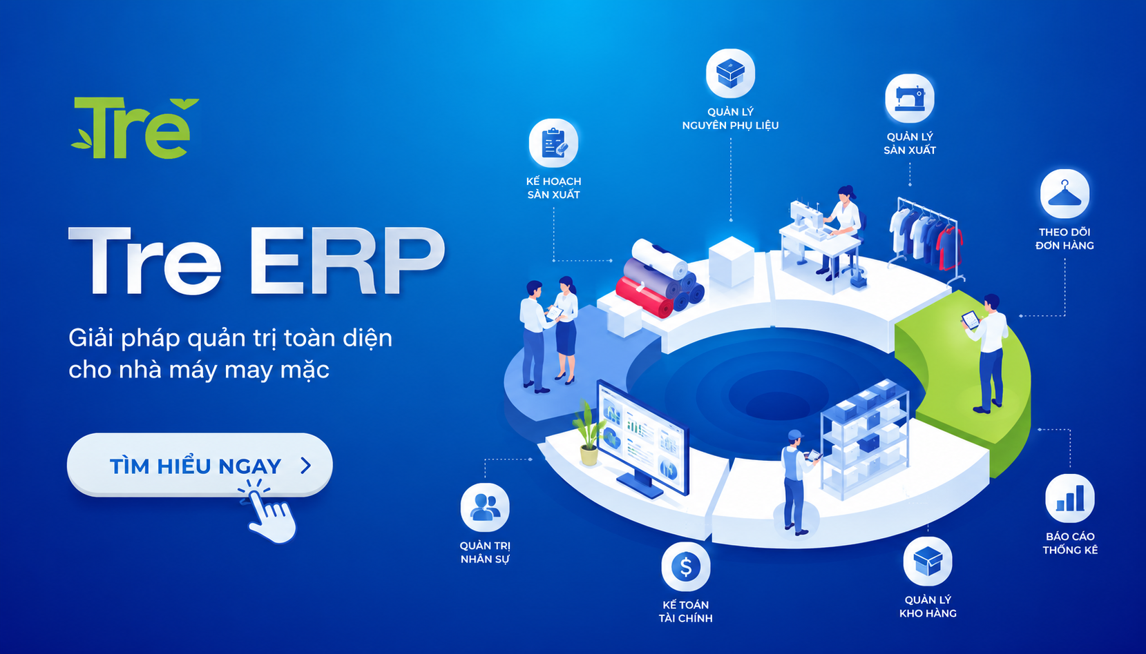 Phần Mềm ERP Cho Ngành May Tre360