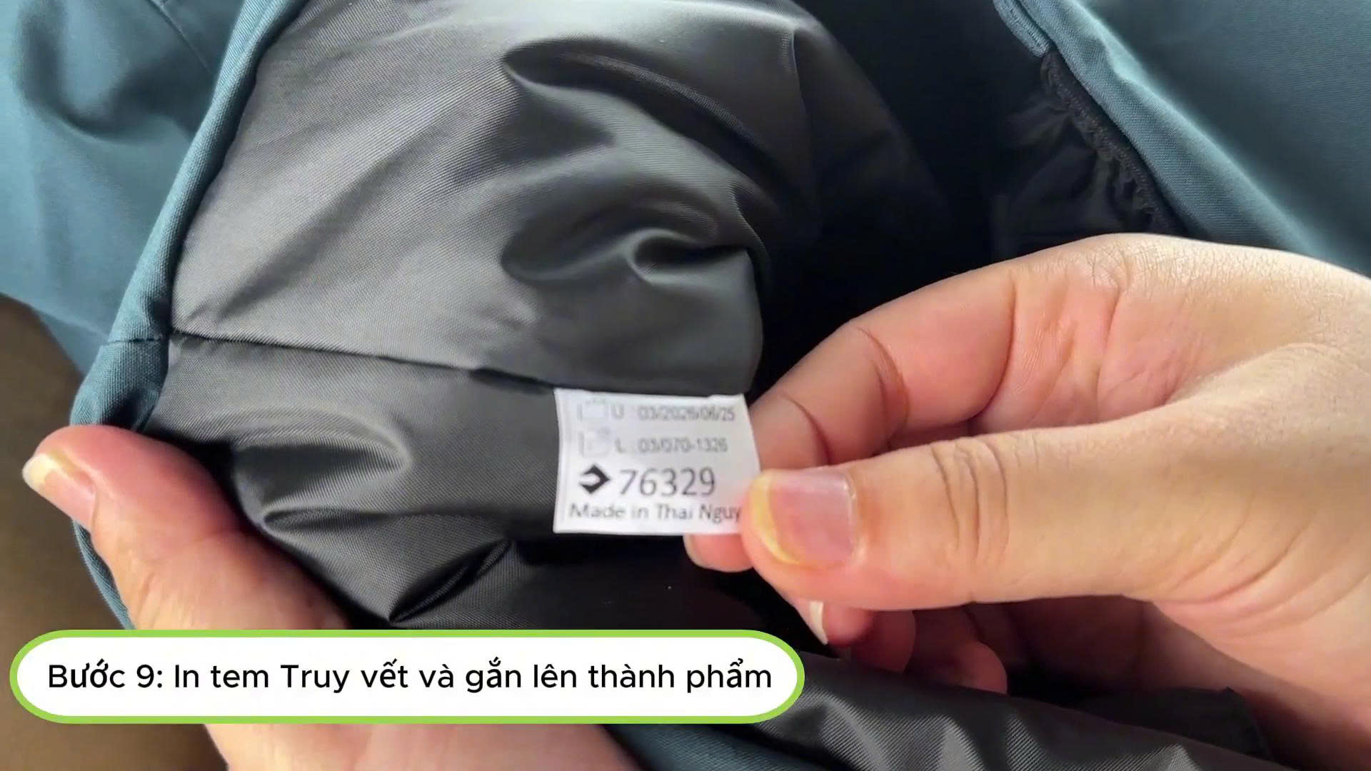 Tem truy vết trên mỗi thành phẩm